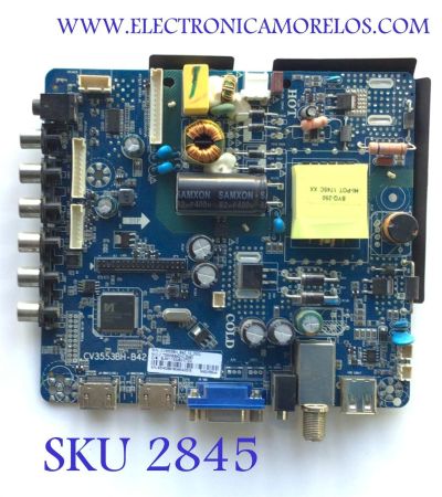 MAIN FUNTE PARA TV AVGO / NUMERO DE PARTE BJM1-132082-2T2G / CV553BH-B42 / CV3553BH_B42_12_2502 / T3553BB4212.25B0 / 83H02891804M / PANEL G320BD4FHB-2 / DISPLAY HV320GHB-N00 / MODELO NN5LV 32¨	